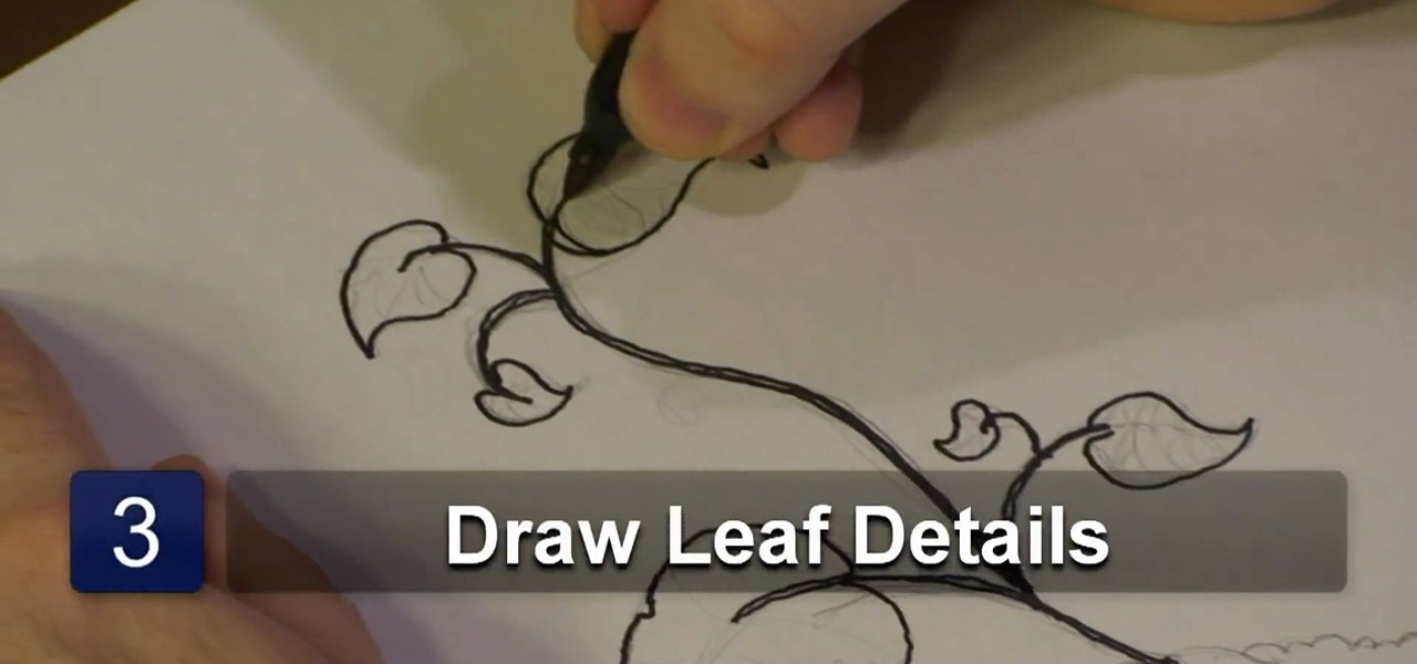 1280x600 How To Draw Bean Sprout Leaves Drawing Amp Illustration Wonderhowto