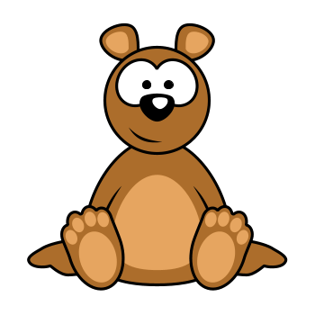 350x350 Drawing A Cartoon Bear