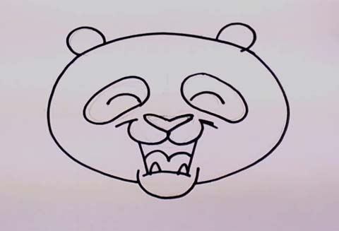 480x327 To Draw A Panda Bear Face