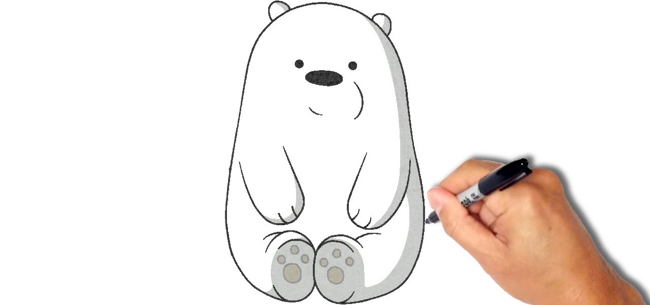1280x600 How To Draw And Paint Ice Bear [1 Minute] Drawing Amp Illustration