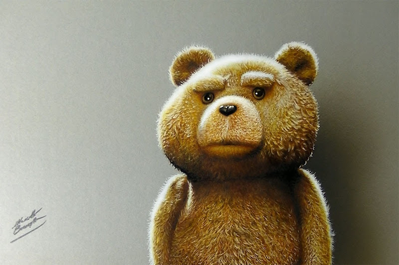 800x532 Ted Bear Drawing