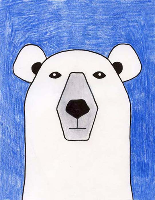 541x700 Polar Bear