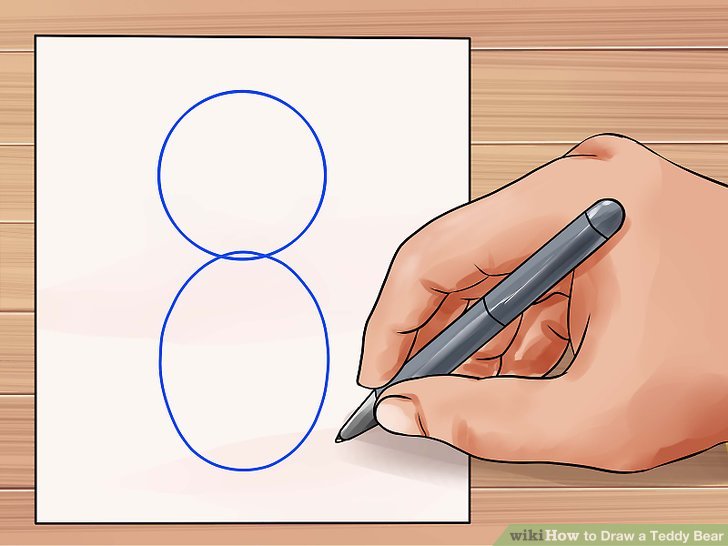 728x546 4 Easy Ways To Draw A Teddy Bear (With Pictures)