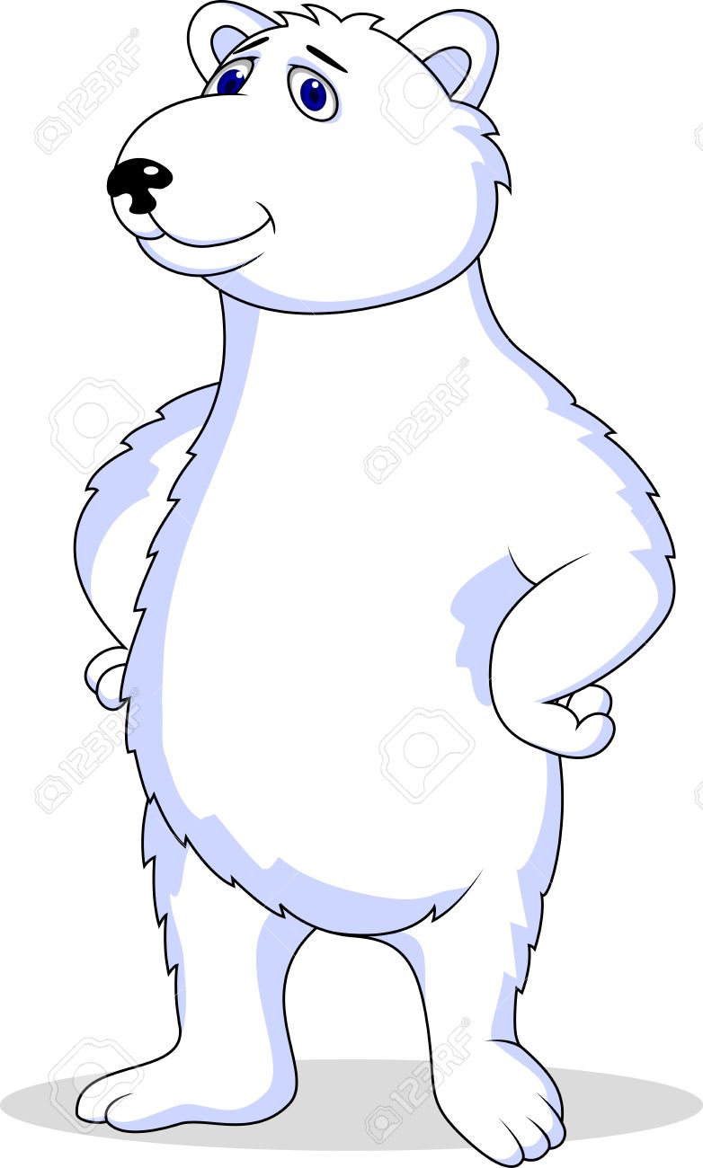782x1300 Polar Bear Cartoon Royalty Free Cliparts, Vectors, And Stock