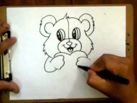 480x360 How To Draw A Valentines Teddy Bear With A Heart Requested