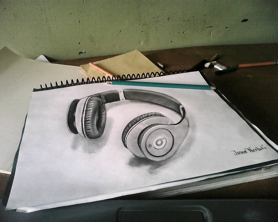 900x720 Beats 3d Drawing By Hhjosue