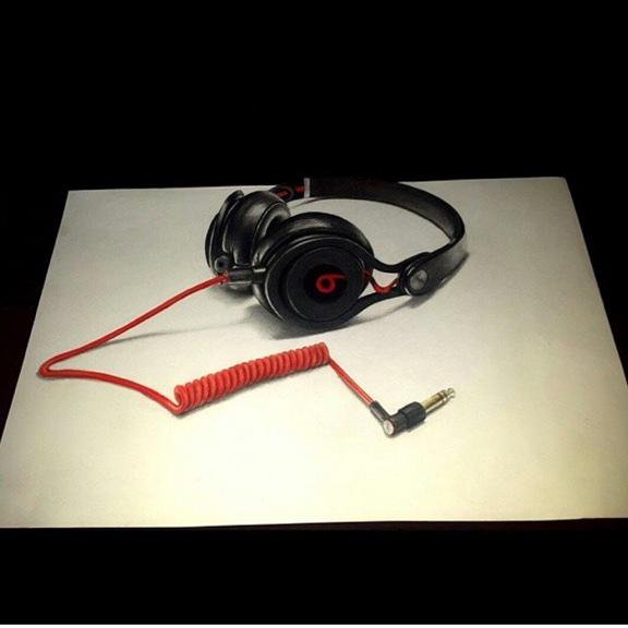 576x576 Sick Drawings On Twitter 3d Dre Beats Drawing Httpt.co