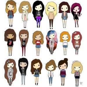 300x300 Cute Cartoons Cartoon, Cartoon Girls And Drawings