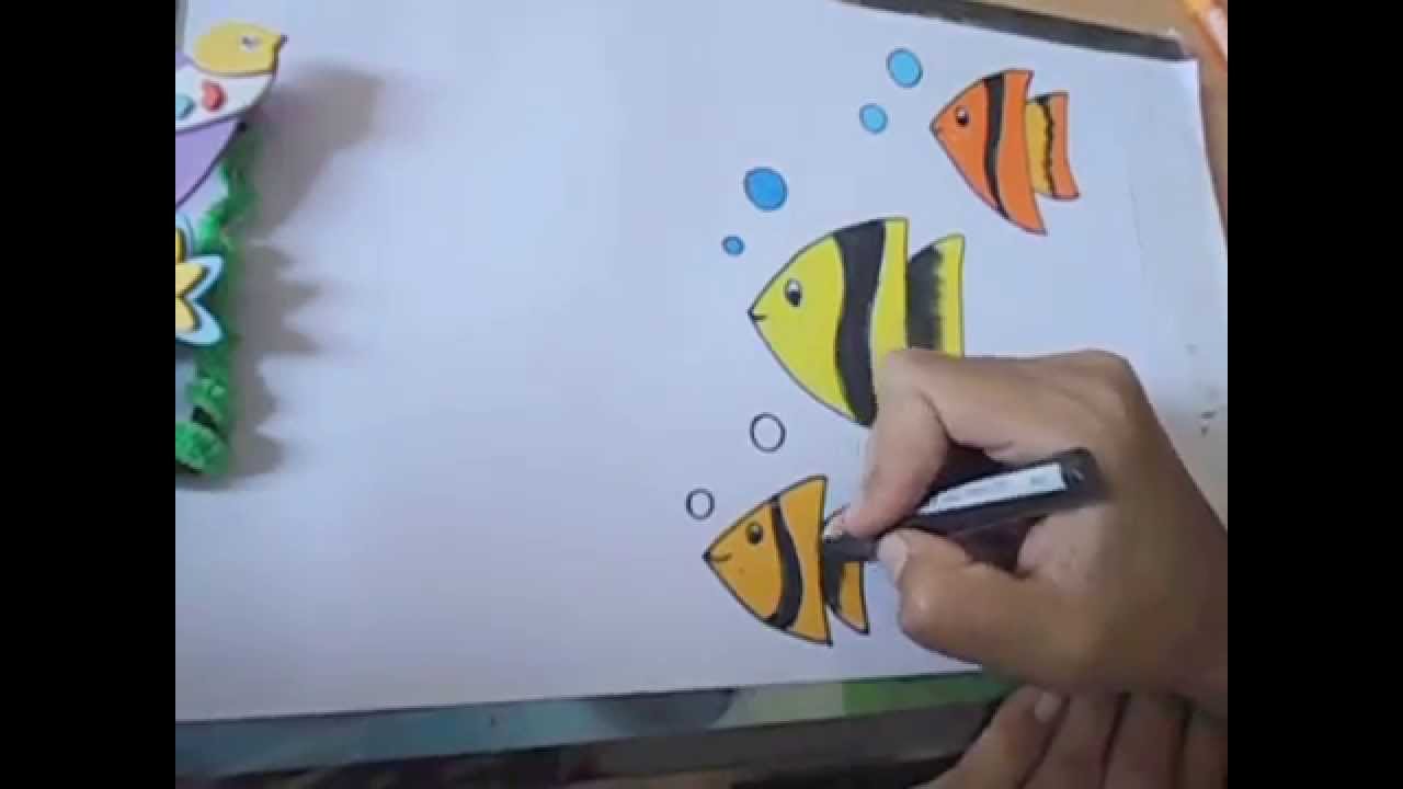 1280x720 How To Draw Beautiful Fish In Easy Steps