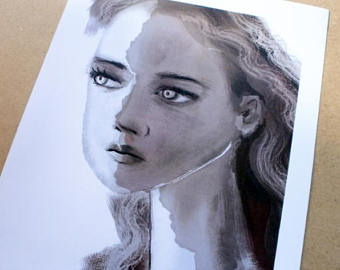 340x270 Pretty Women Drawing Etsy
