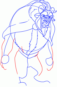 199x302 How To Draw How To Draw Beast From Beauty And The Beast