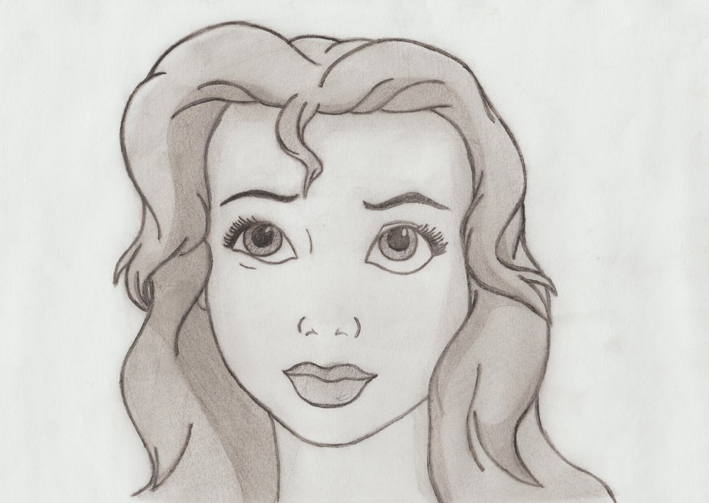 1024x726 Belle Drawing (Beauty And The Beast) By Heat55wade