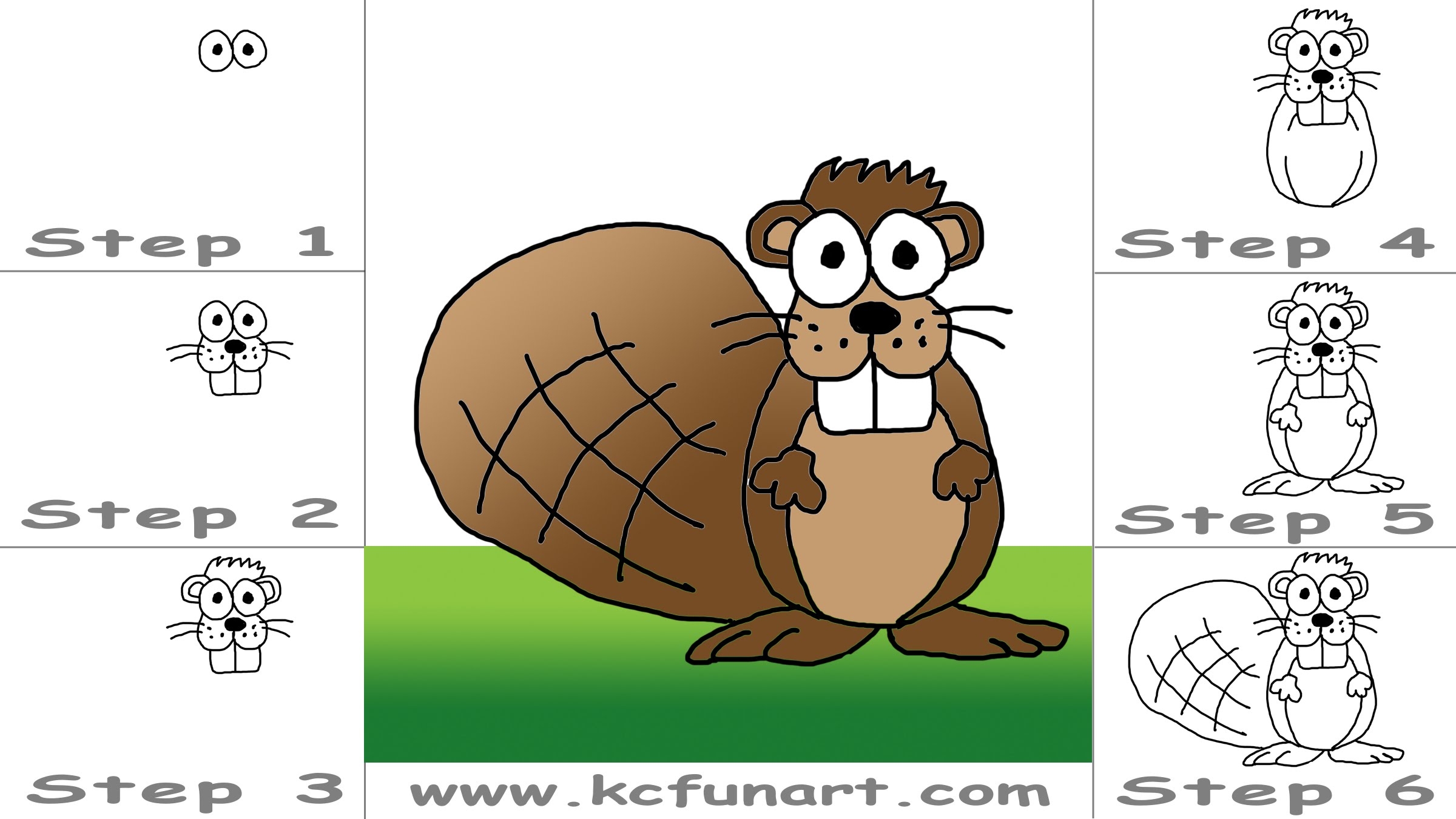 2400x1350 92 How To Draw A Cartoon Beaver