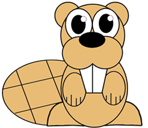 300x260 How To Draw A Cartoon Beaver With Easy Step By Step Drawing