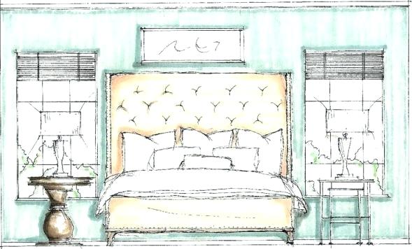 589x356 Bedroom Sketch Simple Bedroom Drawing Bedroom Sketch Images