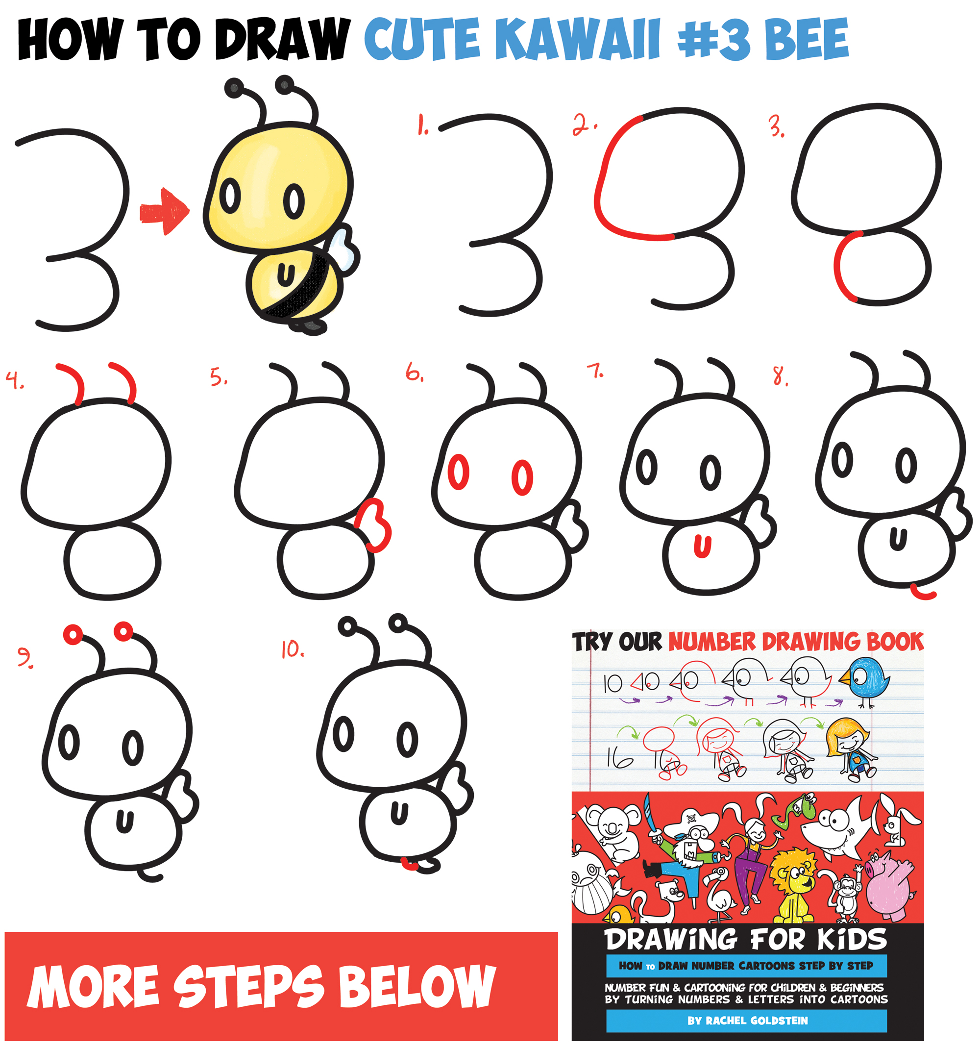 2000x2138 How To Draw Cute Chibi Kawaii Characters With Number 3 Shapes