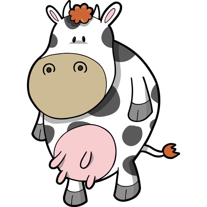 660x660 Beef Cow Drawing Clipart Panda