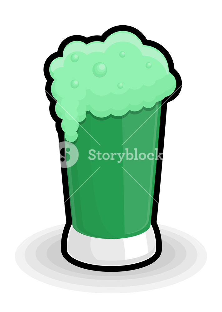 712x1000 Retro Beer Glass Drawing Royalty Free Stock Image