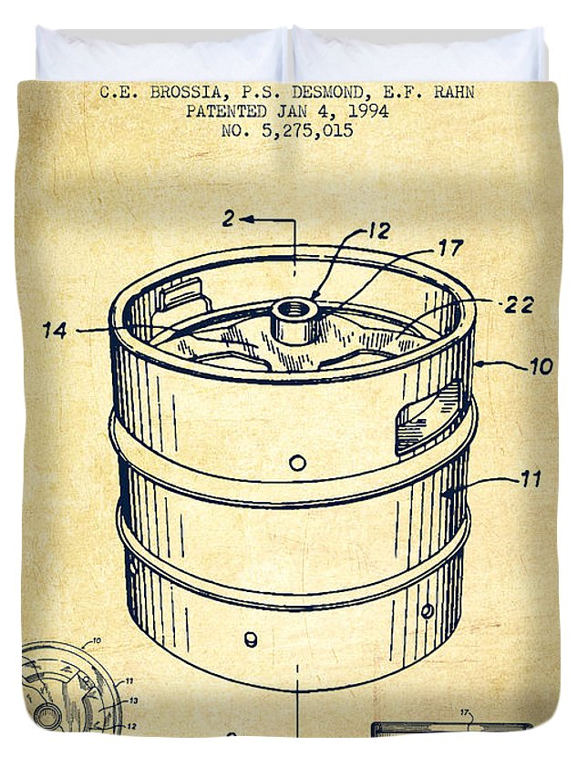 645x853 Beer Keg Patent Drawing