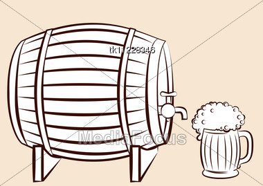 380x269 Stock Photo Beer Keg Glass Vector For Design