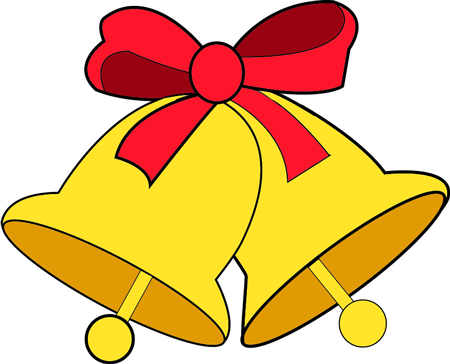 450x364 How To Draw Christmas Bells And Bow Step By Step Drawing Lesson