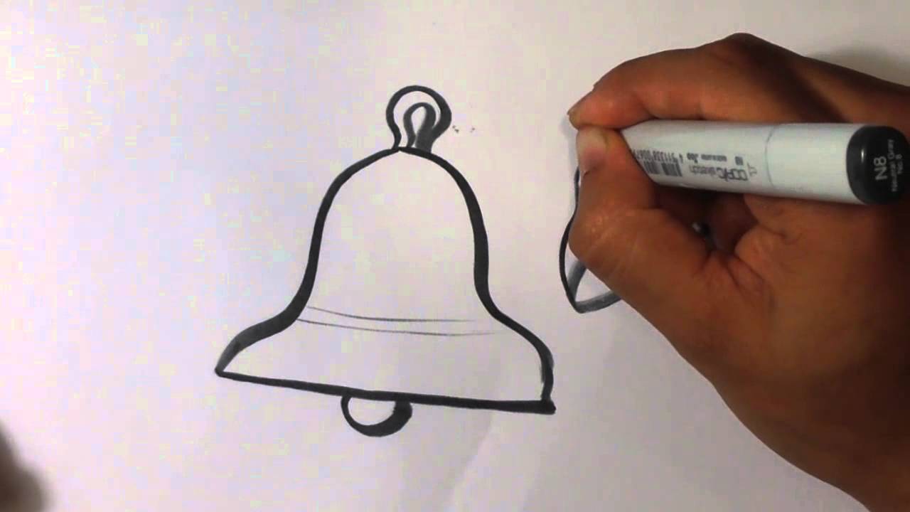 1280x720 How To Draw A Bell