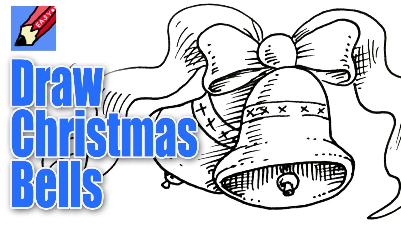 1280x720 How To Draw Christmas Bells Real Easy