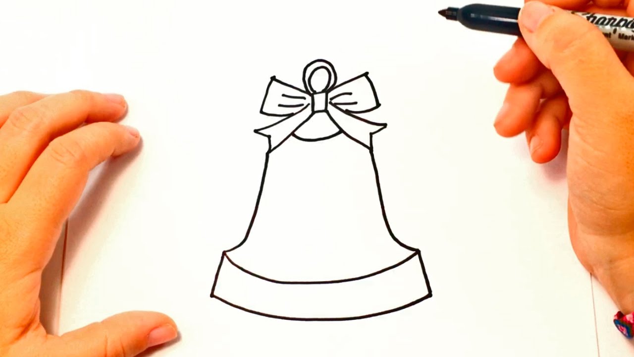 1280x720 How To Draw A Bell Bell Easy Draw Tutorial