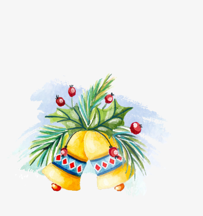 650x692 Lovely Hand Painted Bell, Christmas Bells, Hand Painted Decoration