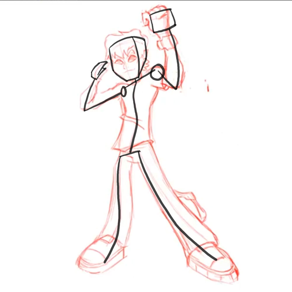 1000x1000 How To Draw Ben 10 Omniverse Using Easy Stick Figures