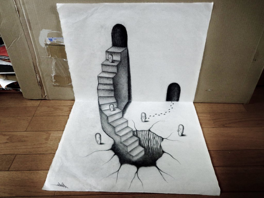 1024x768 Best 3d Sketches In The World Best 3d Sketches In The World 33