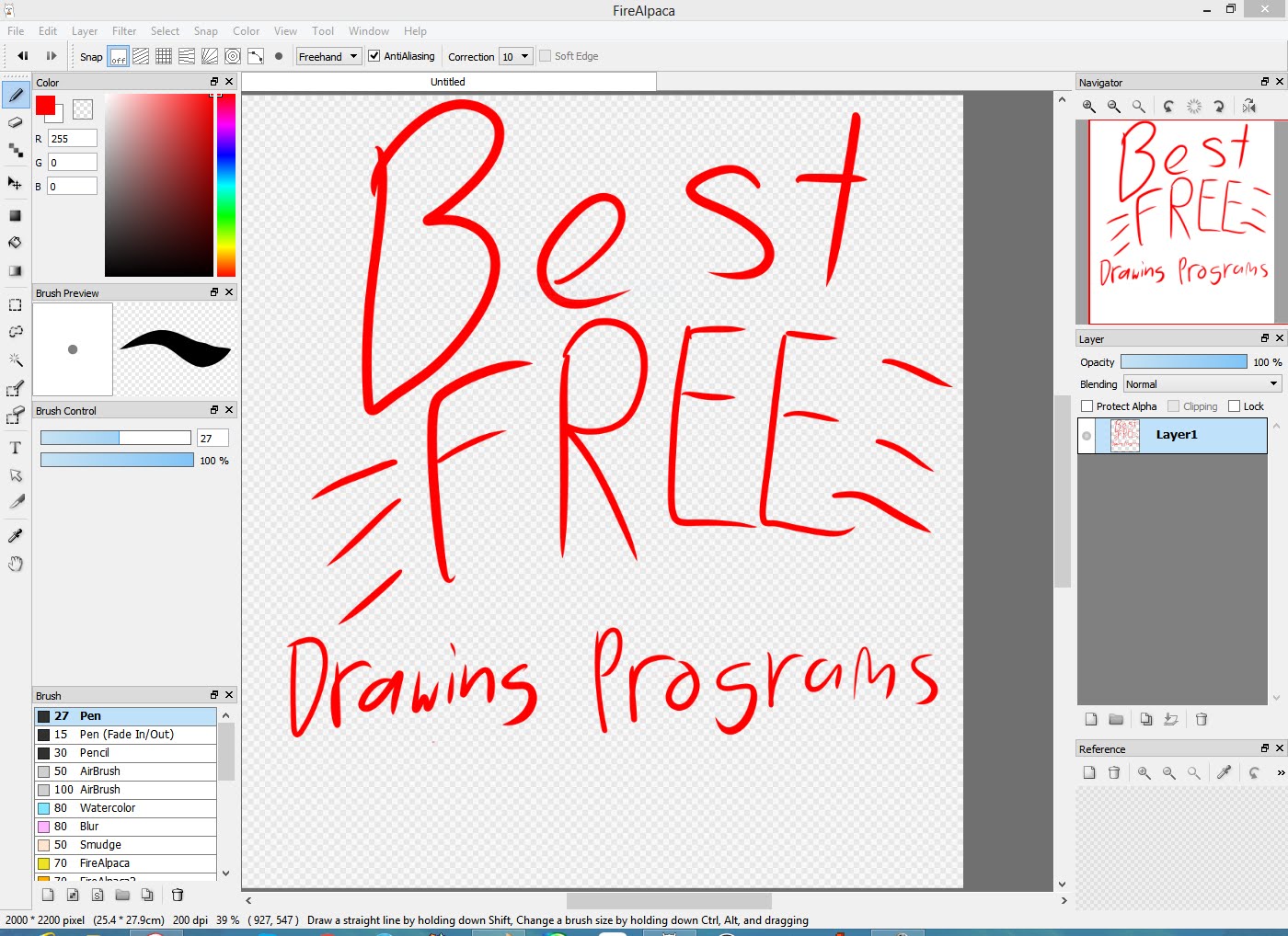 1400x1018 Best Free Digital Drawing Programs 2016 (With Links)