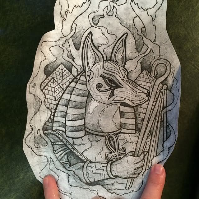 640x640 Best Anubis Tattoo Designs