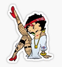 210x230 Betty Boop Drawing Stickers Redbubble