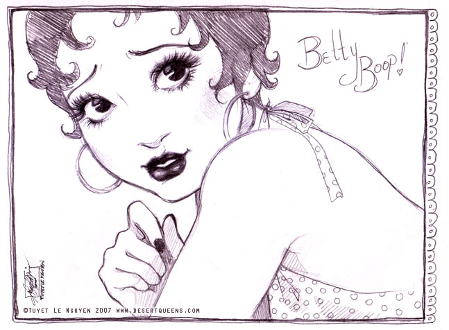 647x476 Betty Boop Polkadot By Merit
