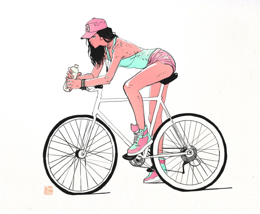 1024x843 Liamcope Some Bicycle Girl By Steveahn Lets Go