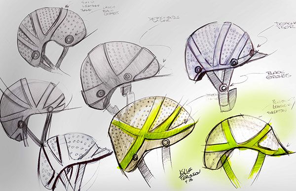 600x388 Cork Bicycle Helmet Concept For Lacoste On Industrial Design