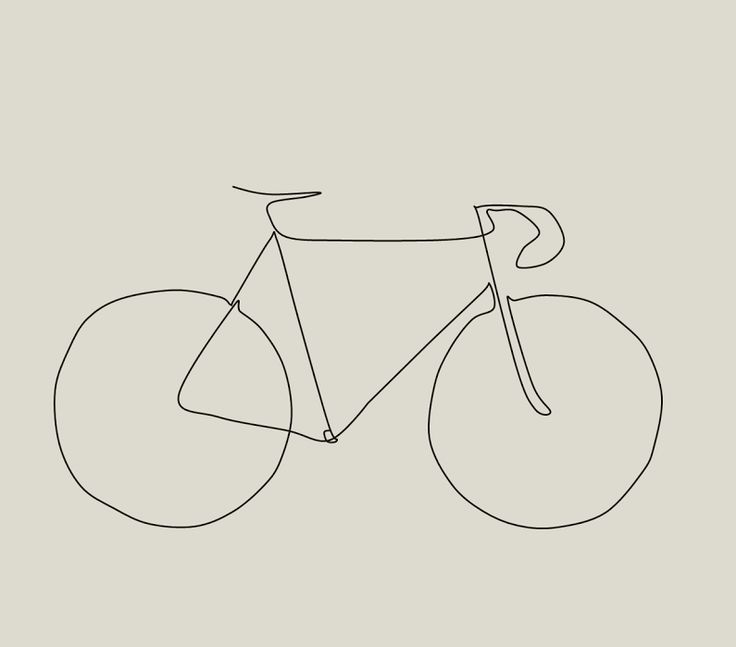 736x647 Picasso Inspired Bike Drawing