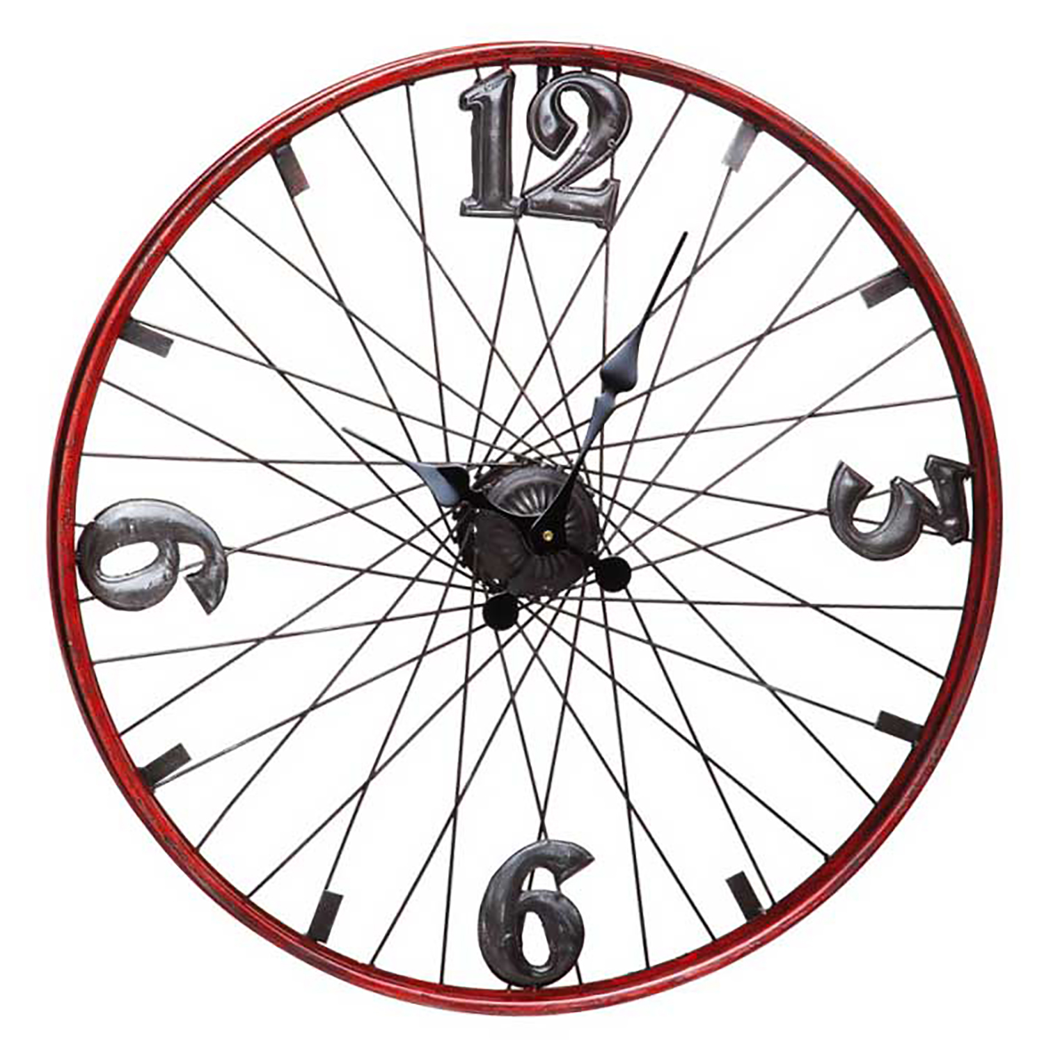 1500x1500 Cape Craftsmen Bicycle Wheel Metal Clock 6cl061 Kettle Amp Cord