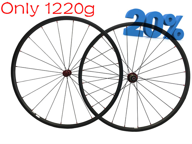640x480 Carbon Road Bikeicycles Wheels T800 Only 1230g 24mm Clincher