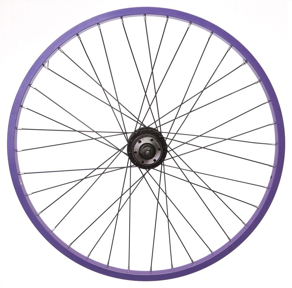 942x931 Dunlop 24 Rear Mountain Bike Wheel Dark Purple Rim Disc 5 67 Speed