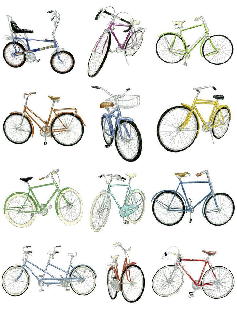 774x1024 12 Bicycle Drawings Bicycling, Draw And Drawing Reference