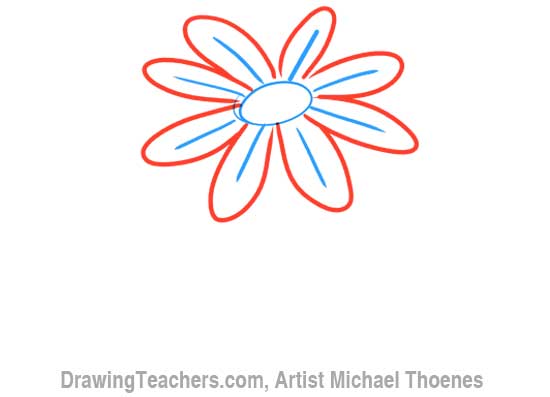 550x397 Cartoon Flower