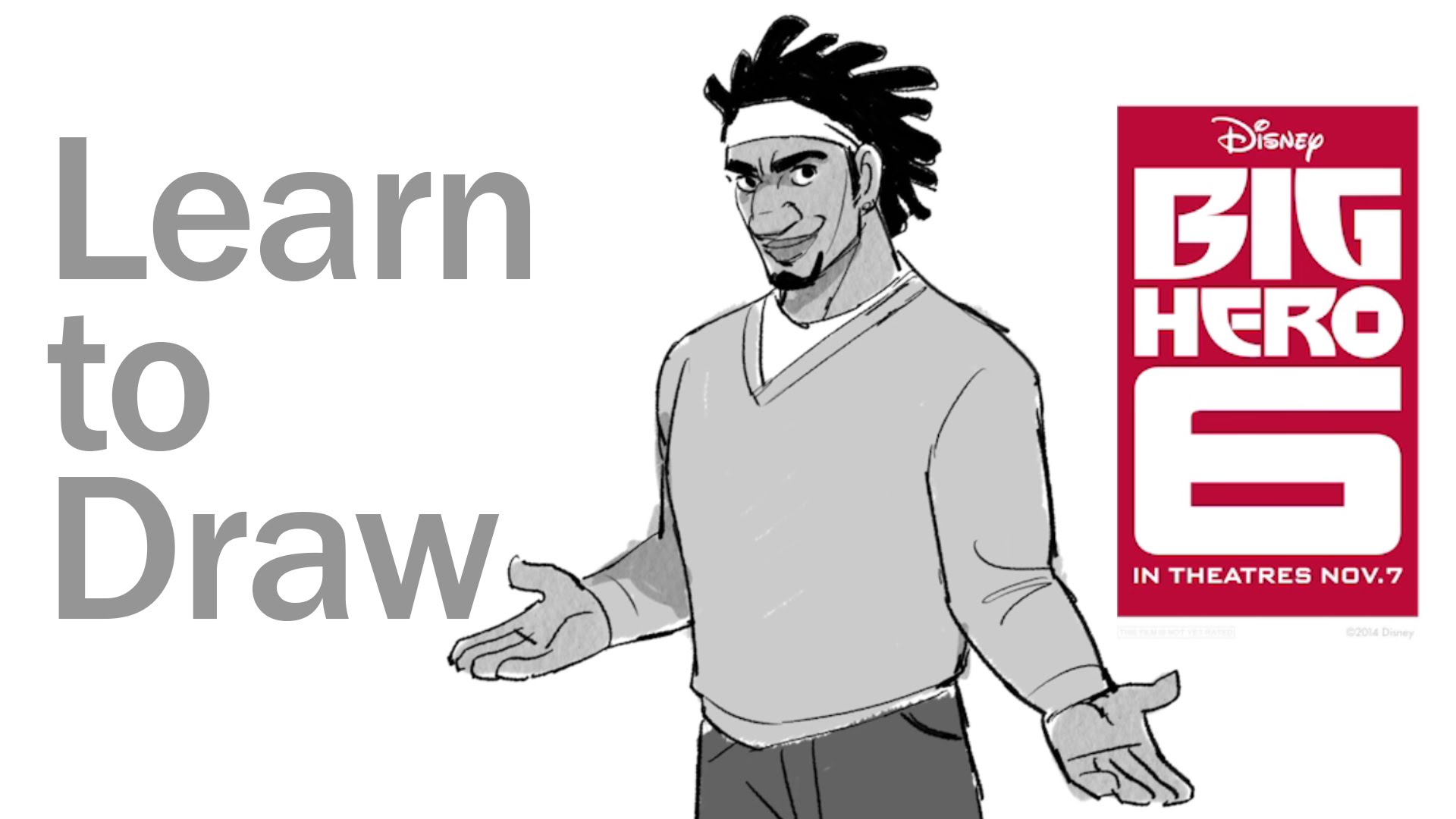 1920x1080 How To Draw Wasabi From Big Hero 6