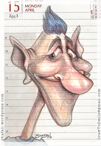 400x577 Color Pencil Drawings Shafali's Caricatures, Portraits, And Cartoons