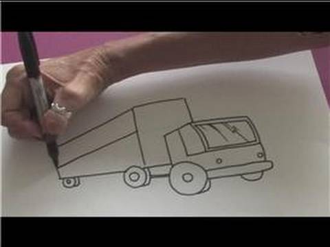 480x360 Drawing Lessons How To Draw A Big Rig
