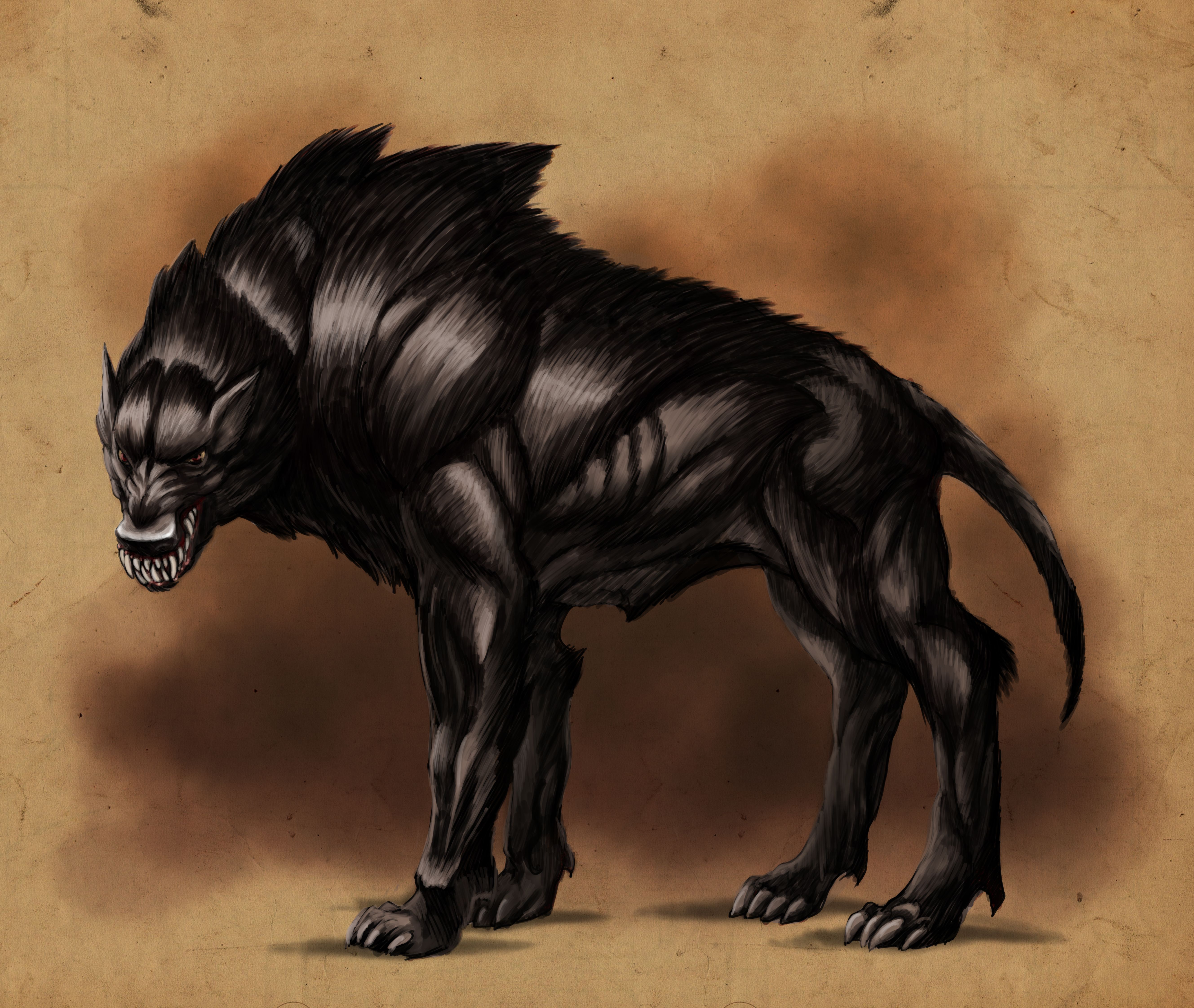 5315x4488 Dire Wolves Wolf By Solidtom Digital Art Drawings Paintings
