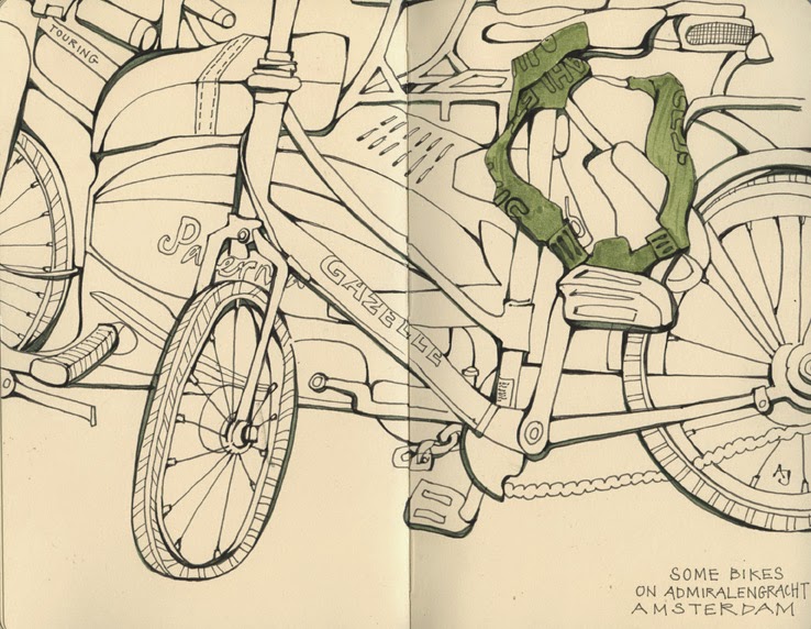 738x572 Andrea Joseph's Sketchblog Tulips (Drawings) From Amsterdam