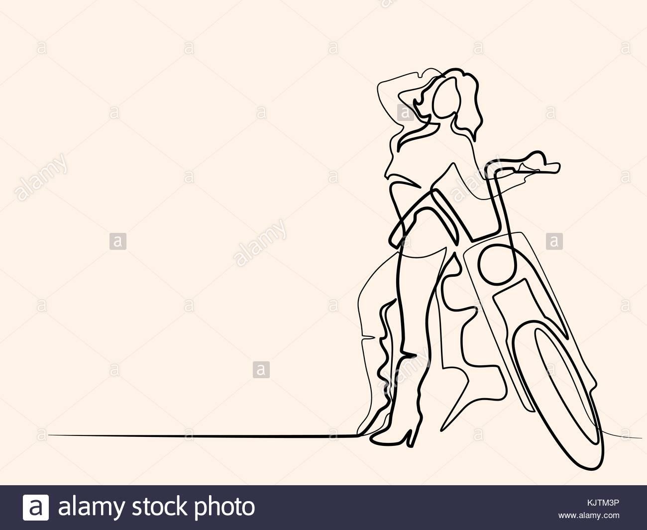 1300x1065 Bike Drawing Stock Photos Amp Bike Drawing Stock Images