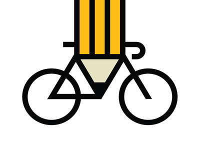 400x300 Bike Drawing By Allan Peters